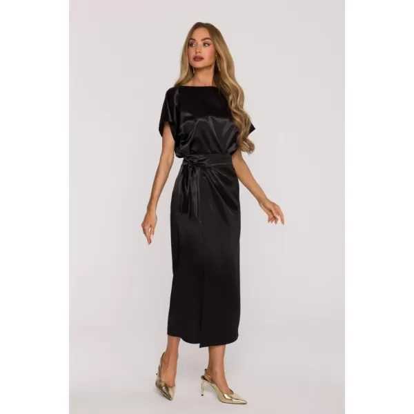  Rochie MOE M887 NEGRU 
