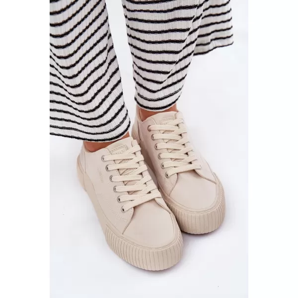  Adidasi de dama BIG STAR RR274407 BEJ Pantofi Big Star 