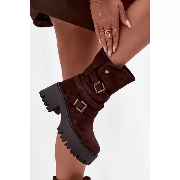  Pantofi de dama cu toc BOTO NERELISA 40379 MARO 