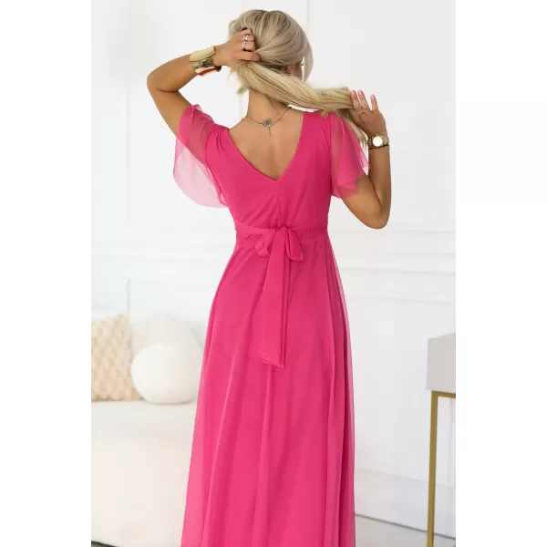  Rochie NUMOCO 562-9 ZMEURĂ 