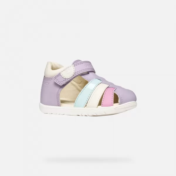  Primii pași fetelor GEOX SANDAL MACCHIA B254WB08502C8888 VIOLET 