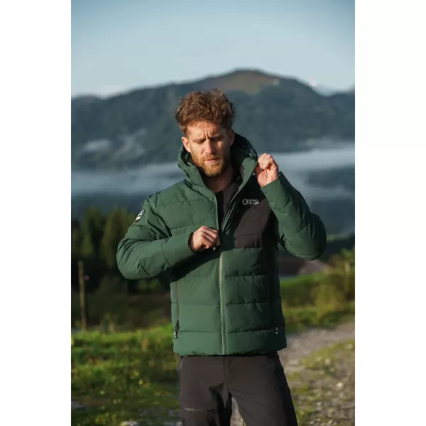  Geaca de iarna pentru barbati NORDBLANC BRAMBLE NBWJM8258 VERDE ÎNCHIS 