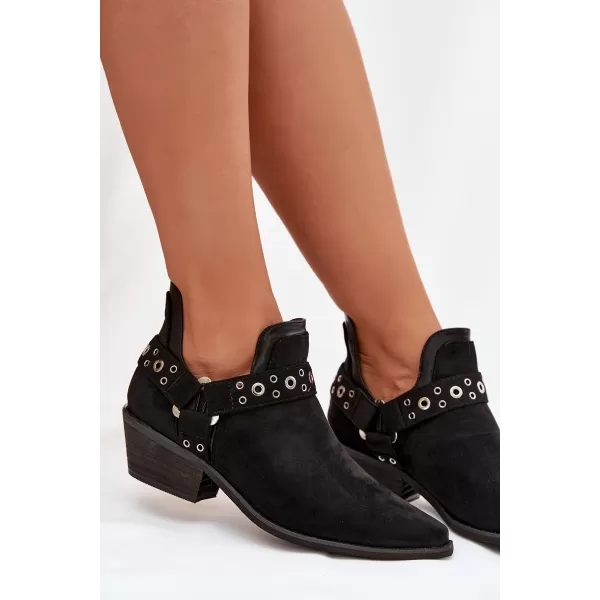  Pantofi de dama BOTO VANNESSAE 41391 NEGRU 