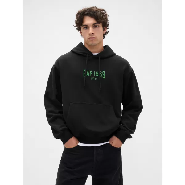  Hanorac pentru bărbați GAP LOGO PULLOVER HOODIE 821291-03 NOAPTE FĂRĂ LUNĂ 