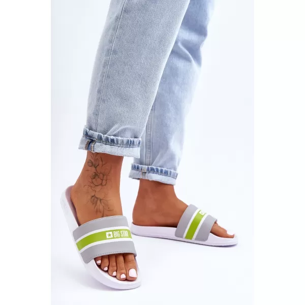  Papuci dama BIG STAR JJ274647 GRI Pantofi Big Star 