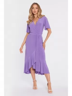 Rochie MOE M912 VIOLET DESCHIS