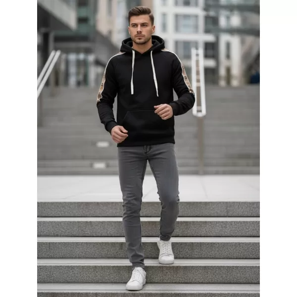  Hanorac pentru bărbați DSTREET BX5941 NEGRU 