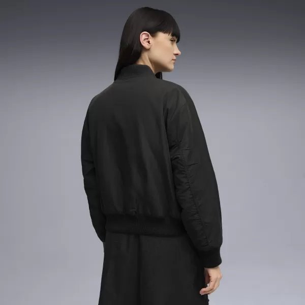  Geaca de dama PUMA T7 SATIN BOMBER JACKET 632168-01 PUMA NEGRU 