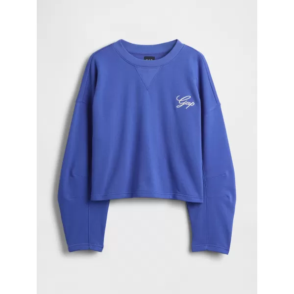  Hanorac de dama GAP LOGO HORSESHOE SWEATSHIRT 767368-02 ALBASTRU ORBITOR 