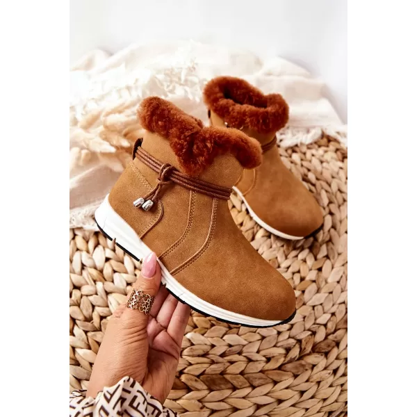  Cizme de zapada copii BIG STAR BB374058BS CAMEL Pantofi Big Star 
