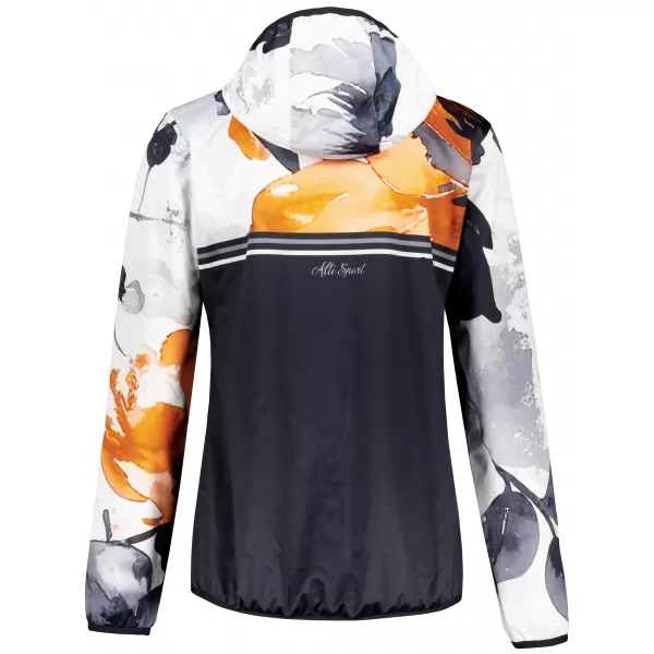  Jachetă softshell premium pentru femei ALTISPORT VOJ/ALW117JACK01 NEGRU/PORTOCALIU 