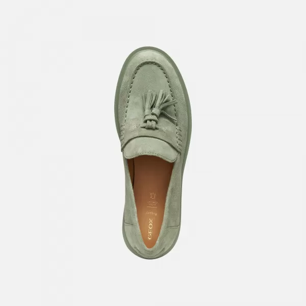  Mocasini de dama GEOX SPHERICA EC1 B G013072 VERDE 