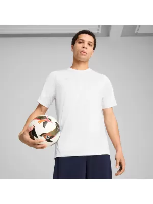 Tricou funcțional pentru bărbați PUMA TEAMCUP TRAINING JERSEY 659167-04 PUMA ALB/PUMA ARGINTIU