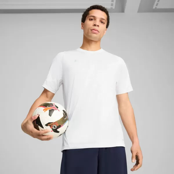  Tricou funcțional pentru bărbați PUMA TEAMCUP TRAINING JERSEY 659167-04 PUMA ALB/PUMA ARGINTIU 