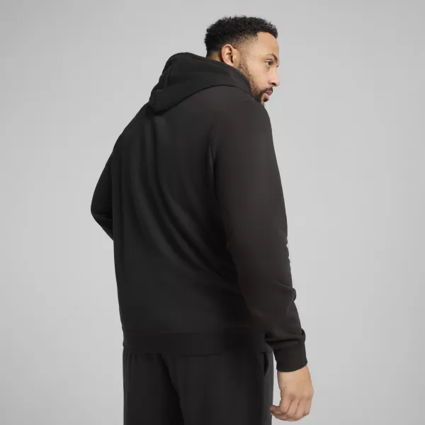  Hanorac pentru bărbați PUMA ESS SMALL NO. 1 LOGO HOODIE 682574-01 PUMA NEGRU 
