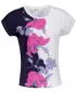 Tricou pentru femei ALTISPORT HONESTA ALB/ALBASTRU