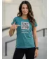 Tricou pentru femei SAM 73 PROKREPU 008 TURCOAZ