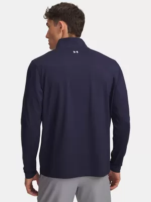 Tricou pentru bărbați UNDER ARMOUR UA T2G 1/4 ZIP 6010129-410 ALBASTRU