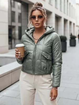 Geaca de dama DSTREET TY3712 VERDE