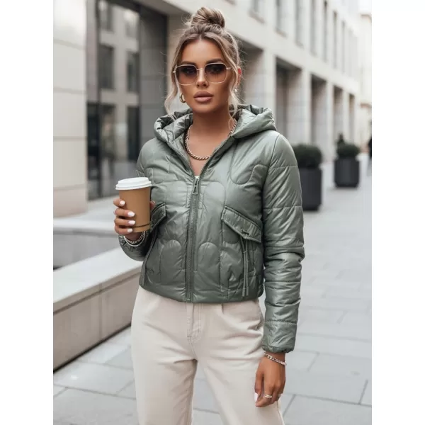  Geaca de dama DSTREET TY3712 VERDE 
