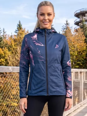 Jachetă softshell premium pentru femei ALTISPORT VOJ/ALW064JACK01 ALBASTRU ROZ