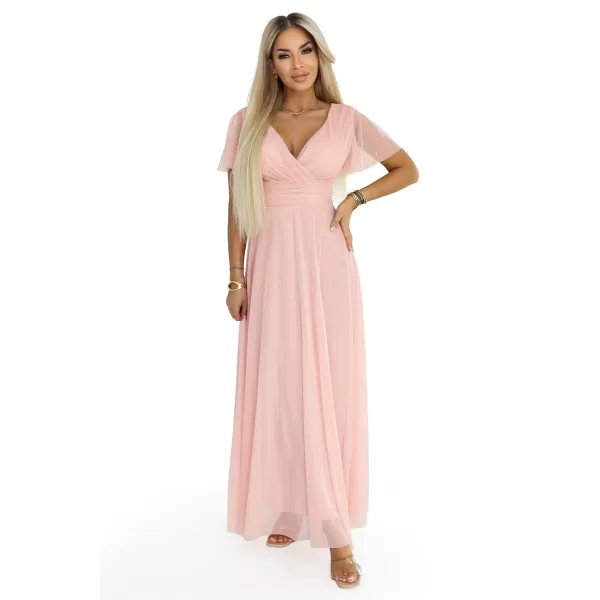  Rochie NUMOCO 635-7 PIERSICĂ 
