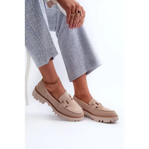 Mocasini de dama D&A TW117 BEJ 
