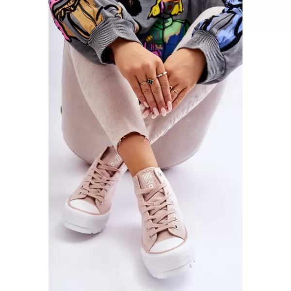  Adidasi de dama BIG STAR LL274157 NUDE Pantofi Big Star 