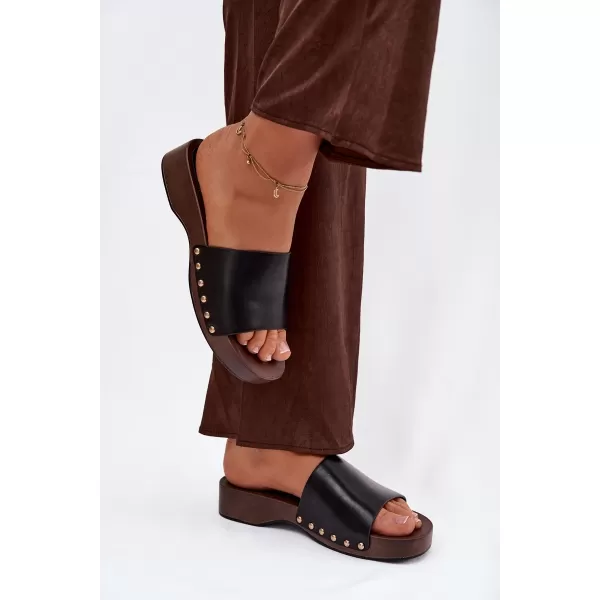  Papuci de damă BOTO TERISSA 41224 NEGRU 