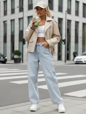 Pantaloni de dama DSTREET UY2893 ALBASTRU
