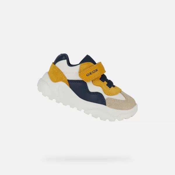  Adidași pentru băieți GEOX CIUFCIUF B455RB0FU22CQ62P BEJ 