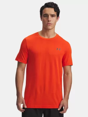 Tricou pentru bărbați UNDER ARMOUR VANISH SEAMLESS NOVELTY SS 1388129-844 PORTOCALE