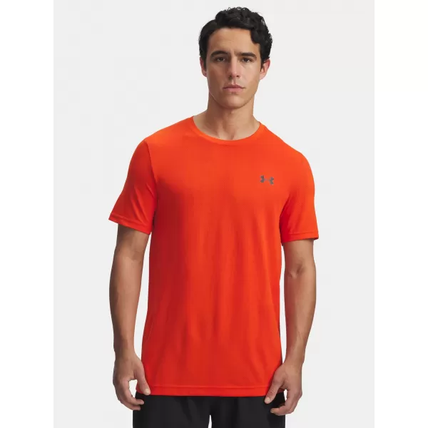  Tricou pentru bărbați UNDER ARMOUR VANISH SEAMLESS NOVELTY SS 1388129-844 PORTOCALE 