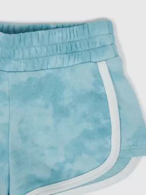Pantaloni scurți pentru copii GAP SWEATSHORTS 860029-00 CRAVATĂ ALBASTRĂ