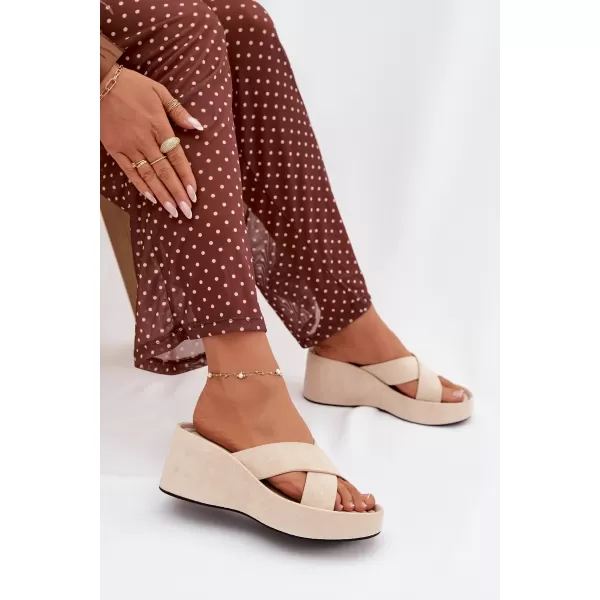  Papuci de damă BOTO CALORINE 41357 BEJ 