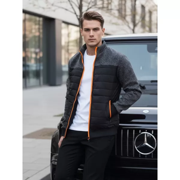  Jachetă pentru bărbați DSTREET TX4395 NEGRU 