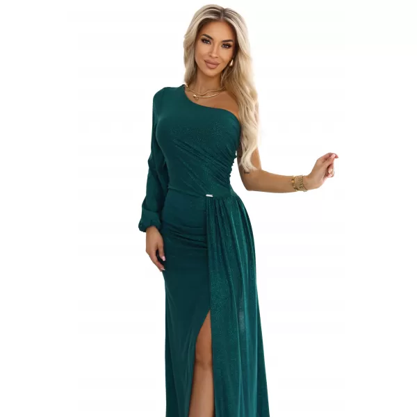  Rochie NUMOCO 658-2 VERDE STICLA 