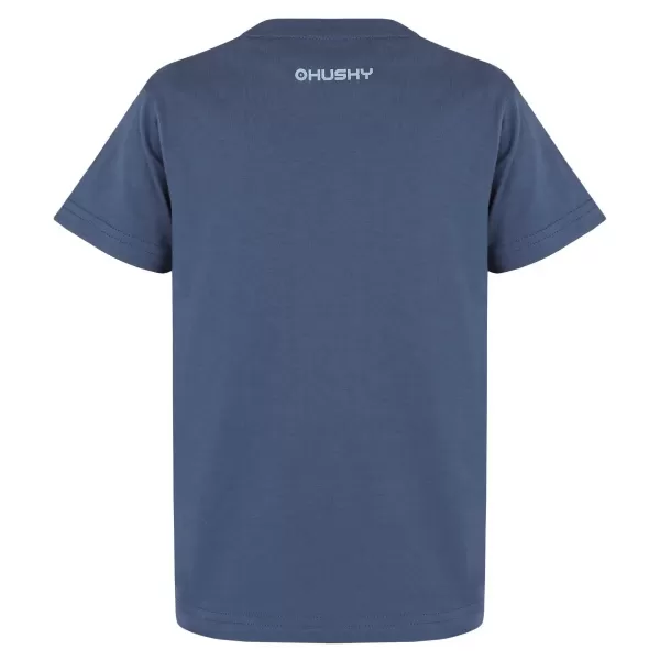  Tricou pentru copii HUSKY TEE MUSHROOM K ALBASTRU 
