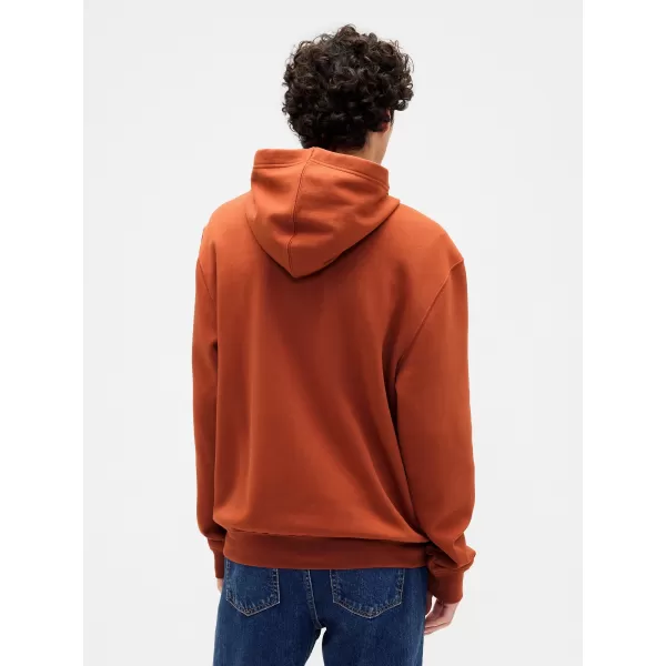  Hanorac pentru bărbați GAP LOGO HOODIE ZIP 674144-26 CONDIMENT DE CUPRU 