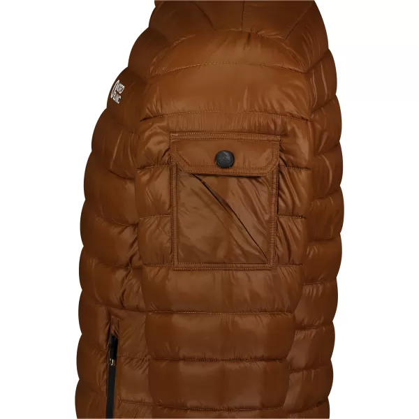  Jachetă matlasată pentru bărbați NORDBLANC BURROW NBWJM8261 BURGUNDIA 
