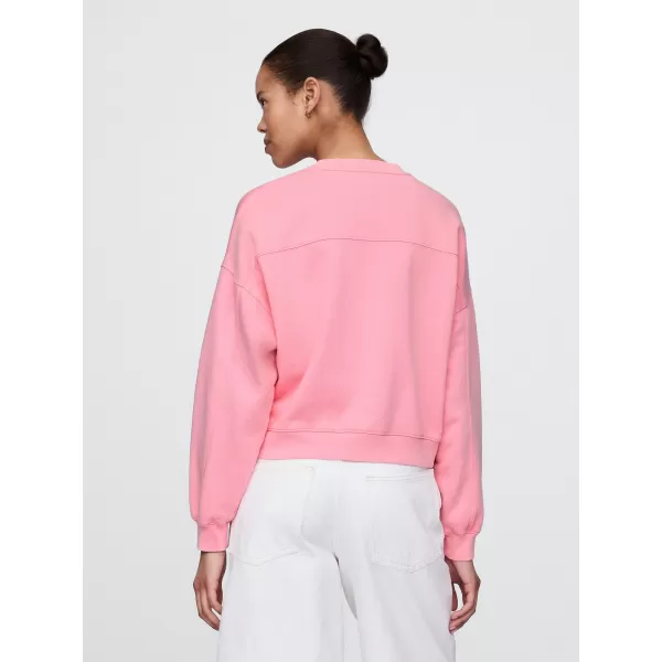  Hanorac de dama GAP LOGO SWEATSHIRT 548299-20 POATE ROZ 