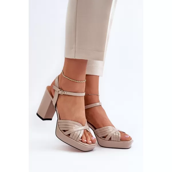  Sandale de dama D&A MR38-668 BEJ 