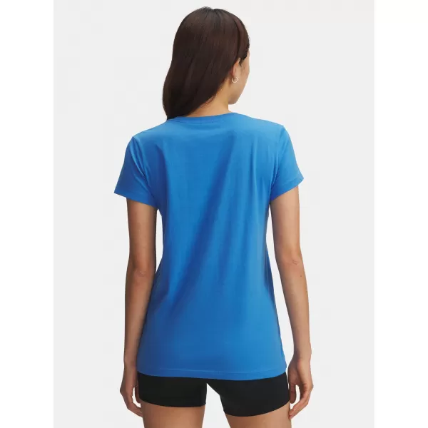 Tricou pentru femei UNDER ARMOUR UA LOGO SS 1356305-402 ALBASTRU 