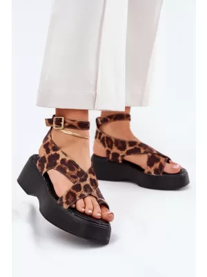 Sandale de dama BOTO TENZORUS 36260 LEOPARD