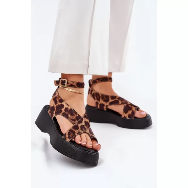  Sandale de dama BOTO TENZORUS 36260 LEOPARD 