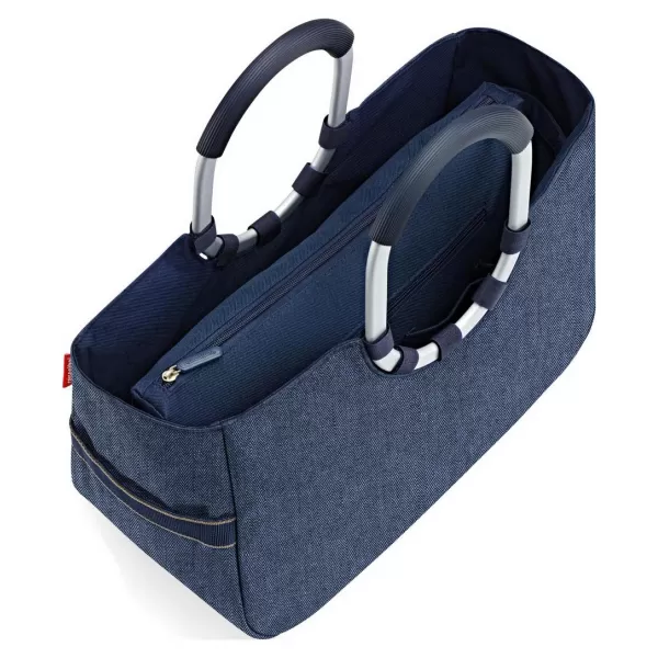  Sac REISENTHEL Loopshopper M HERINGBONE ALBASTRU ÎNCHIS 