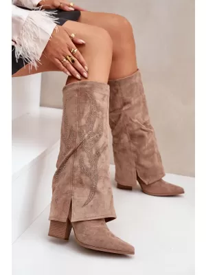 Cizme de dama BOTO IVILTA 35121 KAKI