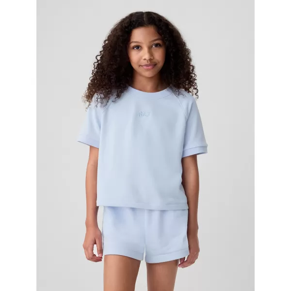  Tricou pentru copii GAP RAGLAN PULLOVER 427789-01 ALBASTRU BICOSTAL 