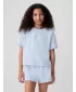 Tricou pentru copii GAP RAGLAN PULLOVER 427789-01 ALBASTRU BICOSTAL