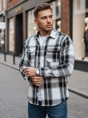 Cămașă pentru bărbați DSTREET DX2673 NEGRU